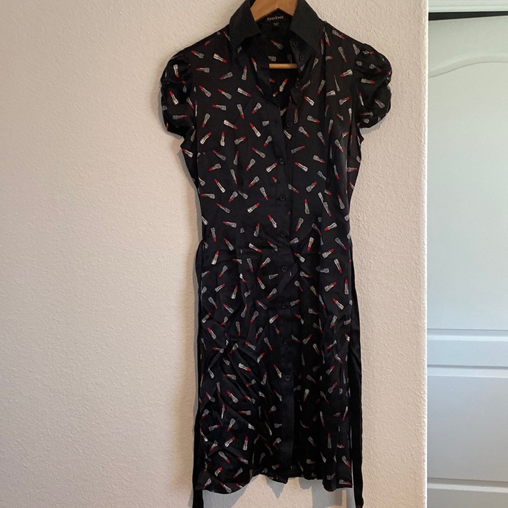 Bebe lipstick dress